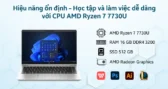 Laptop HP Probook 445 G10 878T9PA R7-7730U/16GB/512GB PCIE/14.0 FHD/CẢM ỨNG/WIN11/BẠC